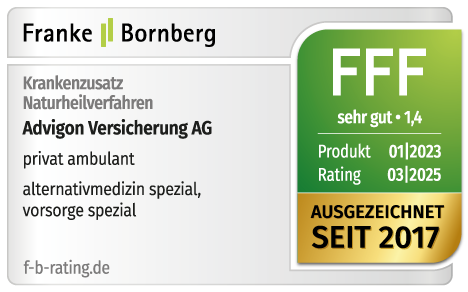 Siegel Franke Bornberg - Advigon privat ambulant - Sehr gut, Note 1,4